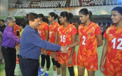 Concluding Ceremony of Khelo India Senior Women’s volleyball League held By GM/ER