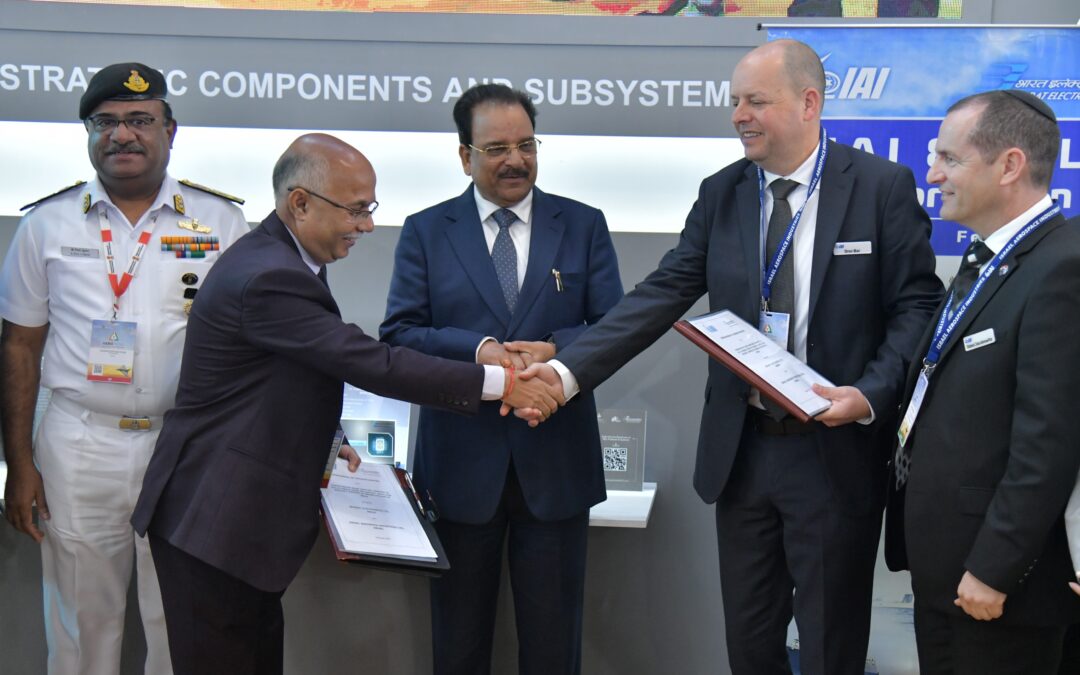 IAI & Bharat Electronics Limited (BEL) to form Joint Venture to provide and enhance the Product Support Services for India’s Defence Forces